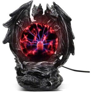 Plasma Ball Lamp Touch Sensitive, Magical Electrostatic Red Color Crystal Ball